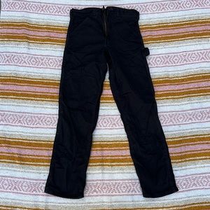 VINTAGE 90S 26” WAIST BLACK STAN RAY PANTS